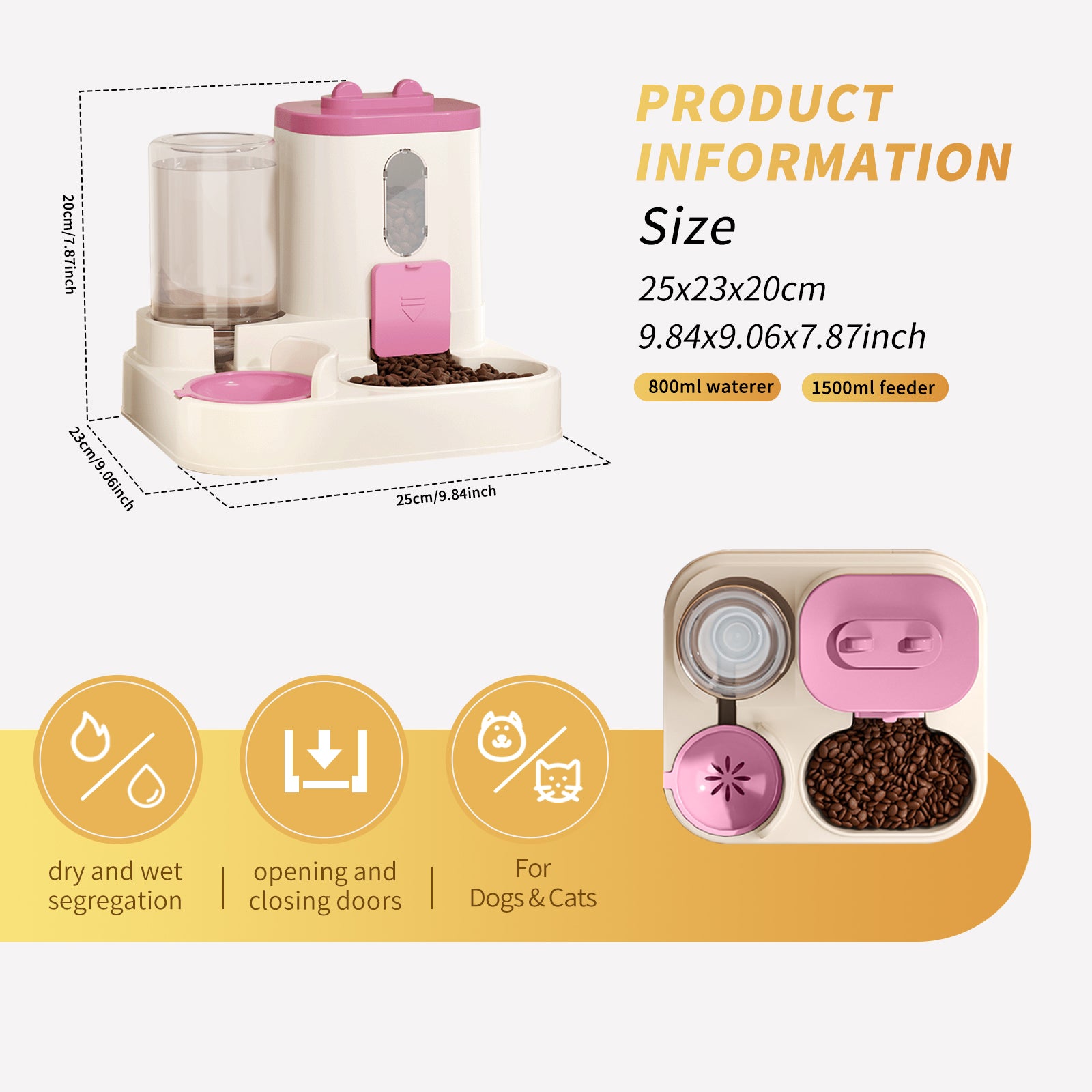 Fully Automatic Food Dispenser
